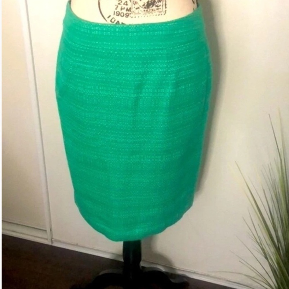Banana Republic Vibrant Green Pencil Skirt